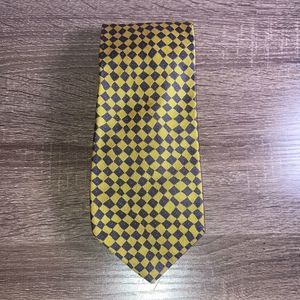 INNOCENTI Italy for Tom James NECK TIE Yellow Blue  & Red 100% SILK